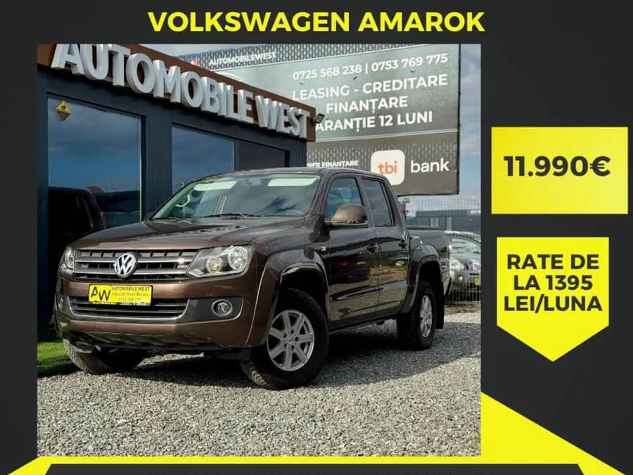Volkswagen Amarok 163 HP Diesel 2011 — fotografie 1 din 7