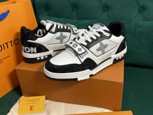 Adidasi Louis Vuitton piele naturala 100% Premium Full Box colectie noua — miniatura 8