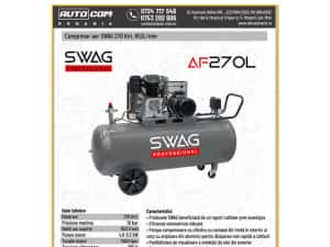 Compresor SWAG AF270L || 270l || 653l/min || 380V — miniatura 6