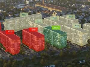 Apartament 3 camere & 2 bai in ansamblul Prima Arena, Bloc A10C. — miniatura 4