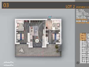 Apartament 3 camere Modern Titan Th. Pallady-Sector 3 — miniatura 3