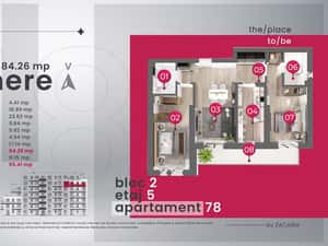 Apartament 3 camere/etaj 5/96mp utili/Valletta Towers/Craiova — miniatura 5