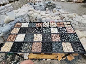 Piatra decorativa gradina colturoasa / rotunjita big bag 1200 kg — miniatura 3