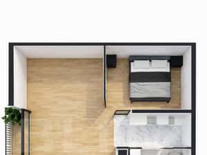 Apartament 42 mp, et 2, incalzire pardoseala, lift, parcare, privelist