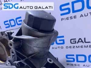 Capac Vibrochen Arbore Cotit Distributie Motor cu Suport Filtru Ulei Mercedes W203 C Class C200 C220 2.2 CDI 2000 - 2007 Cod R6460150602 [M8614] — miniatura 2