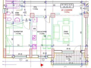 Apartament 2 camere decomandat