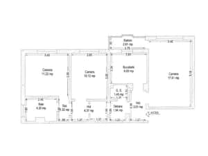 Apartament 3 camere, decomandat, Zona Vlaicu Uta — miniatura 4