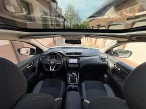 Nissan Qashqai 123.000 km 1.5 dci 110cp Camera 360 Navi Panorama, Alb Perlat — miniatura 7