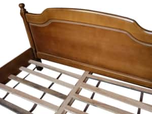 Pat Ileana din lemn masiv de fag, culoare stejar, 120x200 cm — miniatura 7