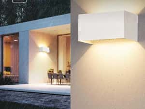 Pachet NOU de 4 aplice LED de perete  interior/exterior, 24 W fascicul luminos reglabil în sus și în jos, lămpi LED,  3000 K, IP65, Impermeabile — miniatura 7