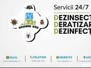 Dezinfecti,Dezinsecti,deratizare.
