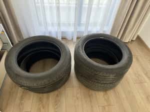 4 Anvelope Vara Bridgestone 225 - 55 - 18 / 98V - Stare f buna — miniatura 5