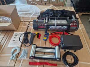 Troliu Auto 13.500 LBS 12V – Wireless, Cablu Oțel, Garanție