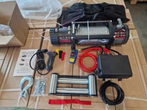 Troliu Auto 13.500 LBS 12V – Wireless, Cablu Oțel, Garanție — miniatura 10