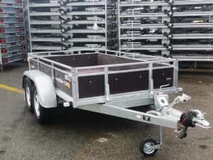 REMORCA CARGO/1300Kg CU SISTEM FRANARE, GRATUIT: Roata Sustinere, Civ RAR & Numar Provizoriu