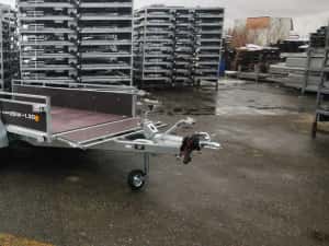 REMORCA CARGO/1300Kg CU SISTEM FRANARE, GRATUIT: Roata Sustinere, Civ RAR & Numar Provizoriu — miniatura 2