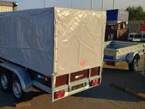 REMORCA CARGO/1300Kg CU SISTEM FRANARE, GRATUIT: Roata Sustinere, Civ RAR & Numar Provizoriu — miniatura 6