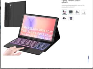 Samsung Tab S9 grey 8/128gb wifi+Husa cu tastatura,, Noua, Garanție — miniatura 7