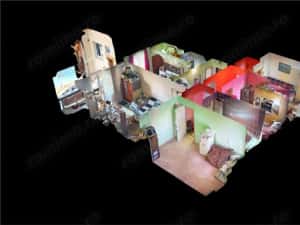 Tur 3D! Apartament 4 camere,2 balcoane,2 bai,zona centrala Acatari, Mures — miniatura 9