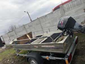 Barcă aluminiu cu motor 15 cp — miniatura 9