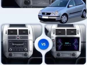 NAVIGATIE Android 14 VW POLO 2004 2011  Waze YouTube CarPlay + CAMERA — miniatura 2