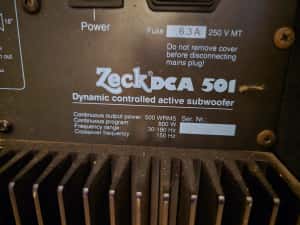Bas activ Zeck Dca501/Db sub808d/Rcf 712a mk2 — miniatura 9
