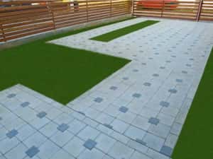 Pavaj borduri pavele pentru gradina si piscina. Montaj pavaj — miniatura 4