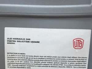 Ulei hidraulic H46 20L pentru tractor UTB U-445 — miniatura 3