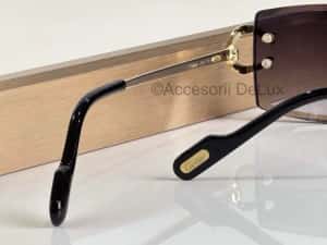 Ochelari de Soare Cartier CT0466S Polarised Noi Full Box [Verificare Colet] Gold — miniatura 6