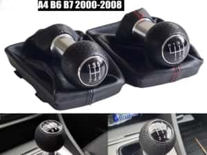 Nuca Manson schimbator piele Sline Audi A4 B6 B7 B8/A5/A6/Q5 5 6 — miniatura 1