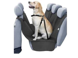 Husa auto protectie caini si pisici husa protectie bancheta ALEX XL 127x181cm cu orificiu pentru centura de siguranta a animalului — miniatura 7