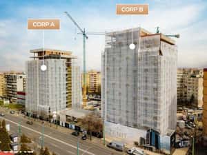 Apartament 2 camere Cosmopolit Zenit | Răcădău - Bloc B, etaj 5 — miniatura 3