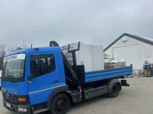 Mercedes atego 815 ~ macara ~ basculabil 3 parti — miniatura 6