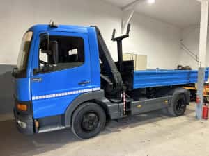 Mercedes atego 815 ~ macara ~ basculabil 3 parti — miniatura 8