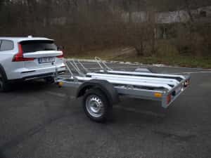 Remorca 750 kg REPO  transport moto, Noua — miniatura 3