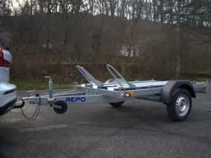 Remorca 750 kg REPO  transport moto, Noua — miniatura 10