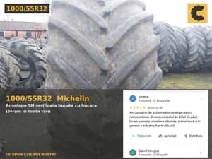 Cauciucuri 1000/55R32 Michelin Anvelope Combina SH REDUCERE TVA — miniatura 3