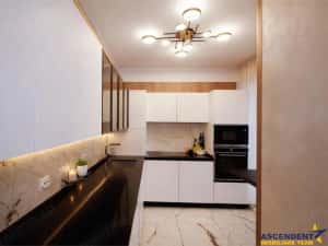 Penthouse Qualis Tractorul Brasov,terasa panoramica,3 balcoane,ales echipat — miniatura 3