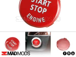 Buton pornire motor Start Stop Rosu Negru BMW E87 E90 E60 E84 E70 E71 — miniatura 2