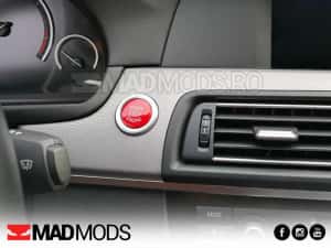 Buton pornire motor Start Stop Rosu Negru BMW E87 E90 E60 E84 E70 E71 — miniatura 6