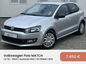 Volkswagen Polo MATCH 1.2 TSI 2013 DSG 79.700KM | RATE / TRANSPORT / NUMERE — miniatura 9