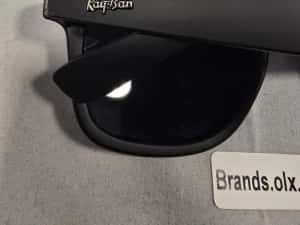 Promotie - Ochelari de soare polarizati Rayban Wayfarer 2140, rama mata, lentila neagra — miniatura 6
