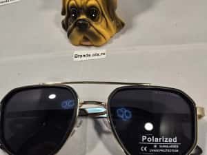 Ochelari de soare polarizati Emporio Armani, gold, P3613, made in Italy — miniatura 2