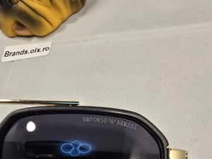 Ochelari de soare polarizati Emporio Armani, gold, P3613, made in Italy — miniatura 3