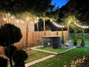 Cabana de închiriat cu piscină încălzită și ciubăr cu jacuzzi — miniatura 4