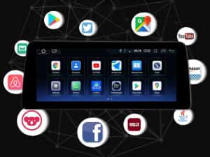 Navigatie Android BMW Seria 7 F01 12.3" CarPlay & Android Auto 8+128GB — miniatura 5