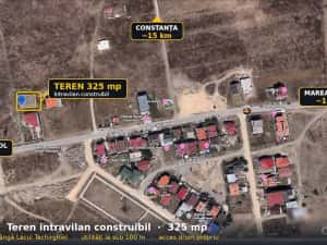 Teren pe colt - Eforie Nord, lângă mare, strada Daliei, ACTE GATA