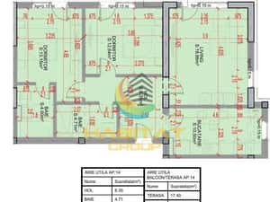 Pallady 3 camere decomandat 90 mp 5 min. statia autobuz 330 — miniatura 4