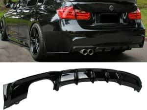 Difuzor Prelungire Bara Spate M Performance Evacuare Dubla BMW F30 F31