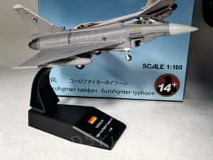 Macheta avion metalica Eurofighter Typhoon 2026 — miniatura 3